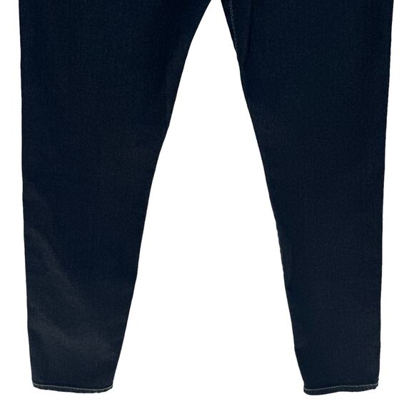 Adriano Goldschmied AG SZ 32R Farrah Skinny Ankle Jeans Stretch Dark Wash Blue - Picture 7 of 12